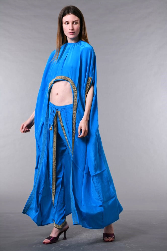 BR560 Cape with Pants TURQUOISE